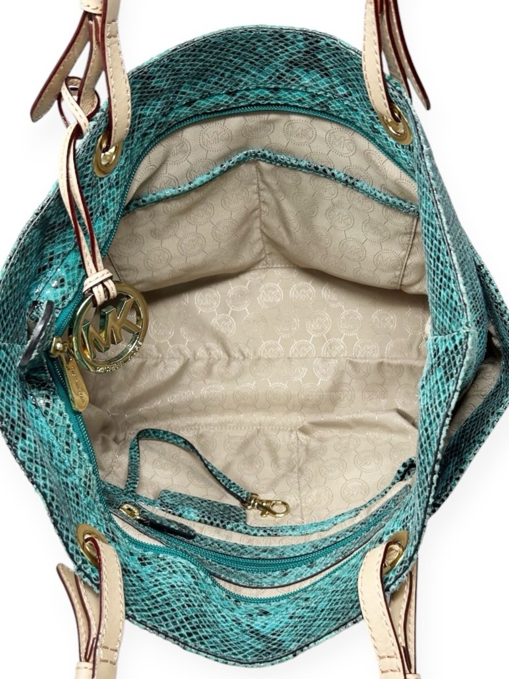 MICHAL KORS Python Tote Bag - Picture 6 of 14